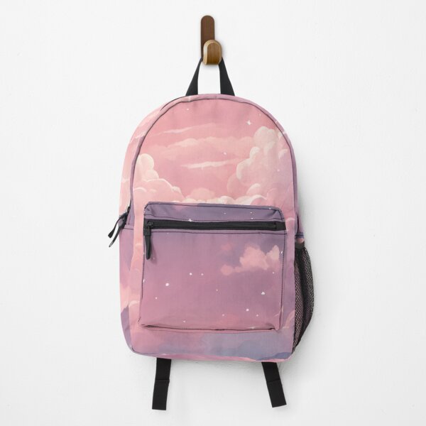 Item preview, Pastel Pink Anime Clouds Stars Sky designed and sold by AsiaTownStore.