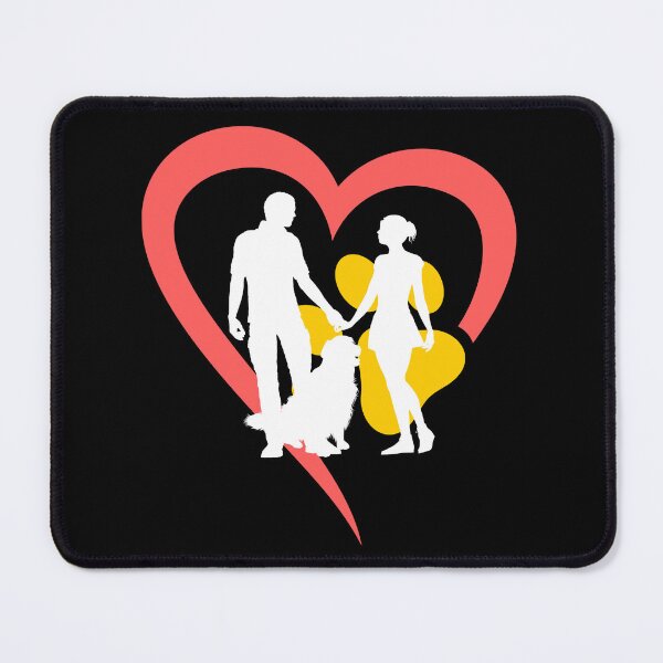Item preview, couple with their dog designed and sold by Golden-Heaven.