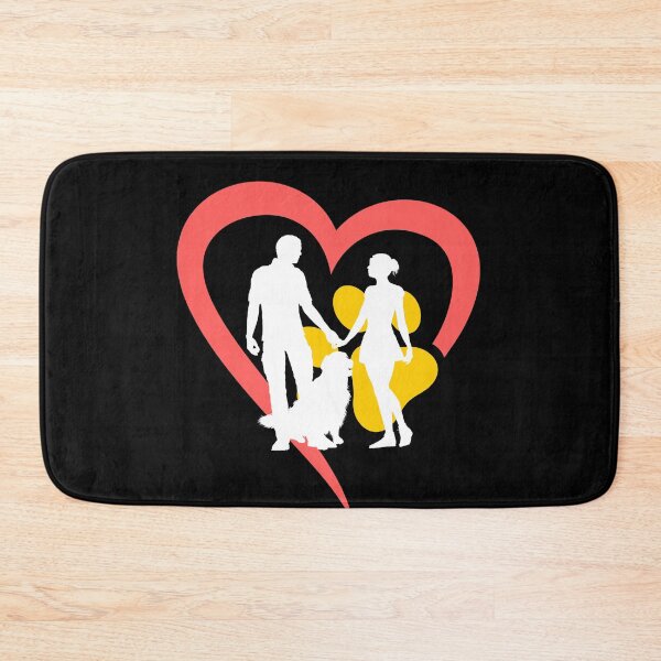 Item preview, couple with their dog designed and sold by Golden-Heaven.