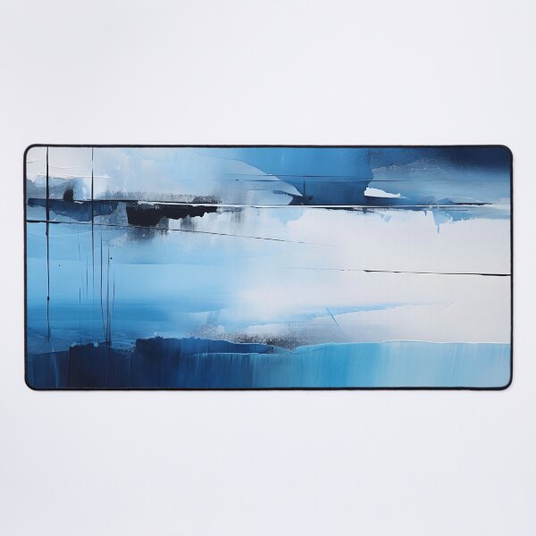 Item preview, Colorful cool abstraction, blue and black designed and sold by anaozzart.
