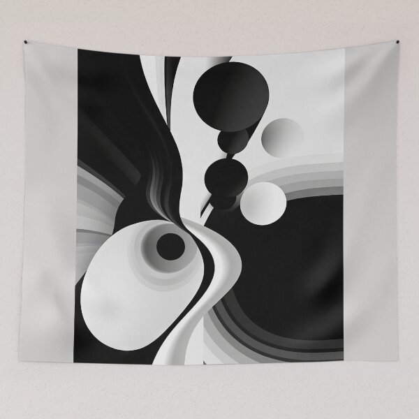 Item preview, Black and White Shapes designed and sold by artify-visions.