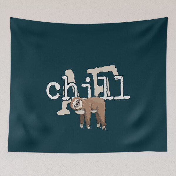 Item preview, Chill AF | Funny Cute Lazy Cozy Sloth designed and sold by Skizzenmonster.
