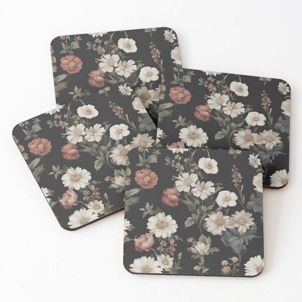 Item preview, Flowers Dark Cottagecore designed and sold by AsiaTownStore.