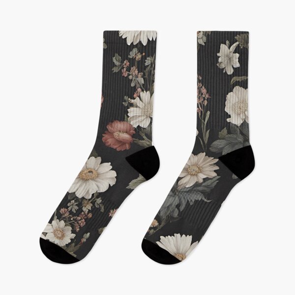 Item preview, Flowers Dark Cottagecore designed and sold by AsiaTownStore.