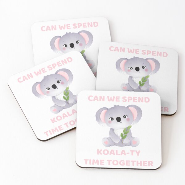 Item preview, Animal Pun Koala-ty Time designed and sold by bububabuinc.