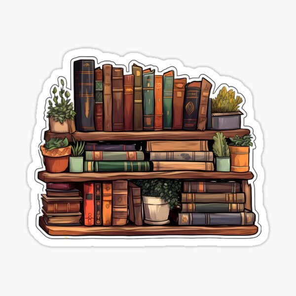 Item preview, Bookshelf stickers designed and sold by Jackflash2023.