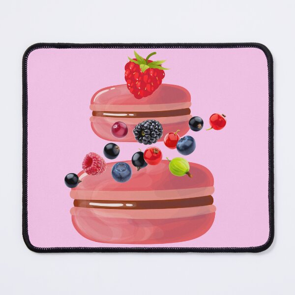 Item preview, Raspberries themed Macarons designed and sold by Ssuwicha.