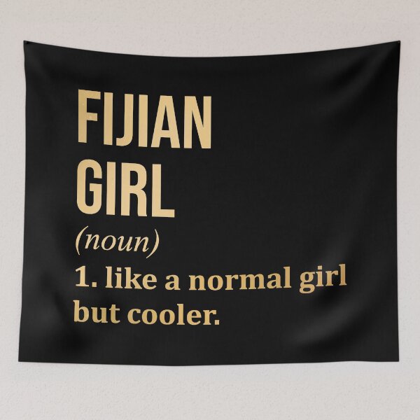 Item preview, Fijian Girl Definition Fiji in Gold designed and sold by XCIV.