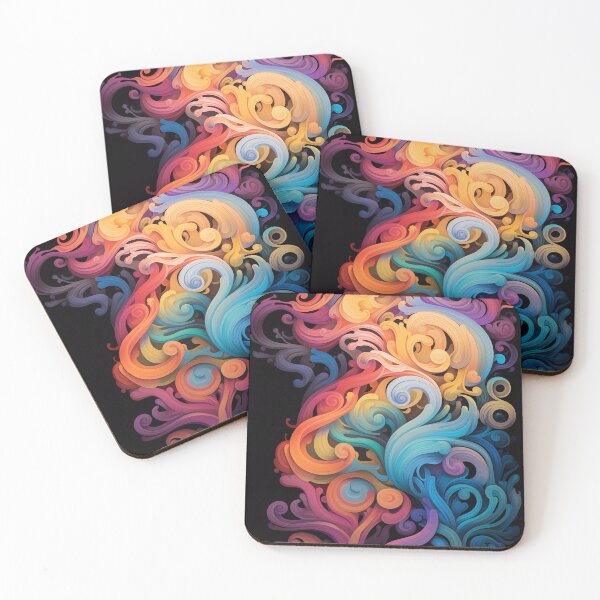 Item preview, “Prismatic Mystery: Evolution of Feathers” designed and sold by Art-Vortex-fr.