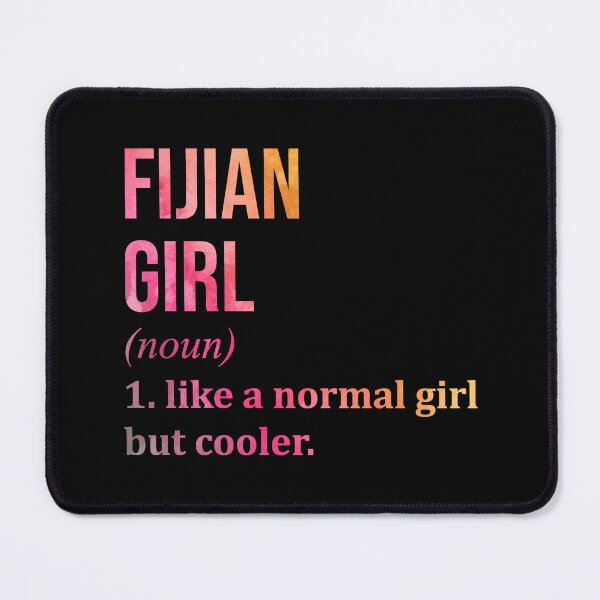 Item preview, Fijian Girl Definition Fiji in Watercolor designed and sold by XCIV.