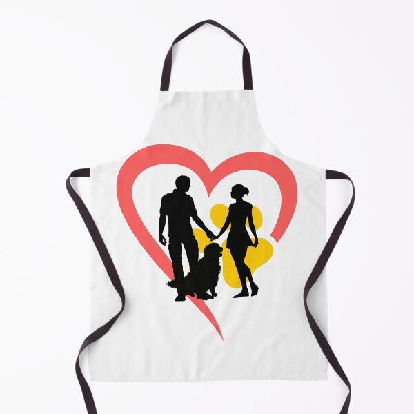 Item preview, couple with their dog designed and sold by Golden-Heaven.