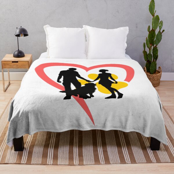 Item preview, couple with their dog designed and sold by Golden-Heaven.