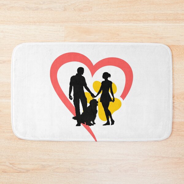 Item preview, couple with their dog designed and sold by Golden-Heaven.