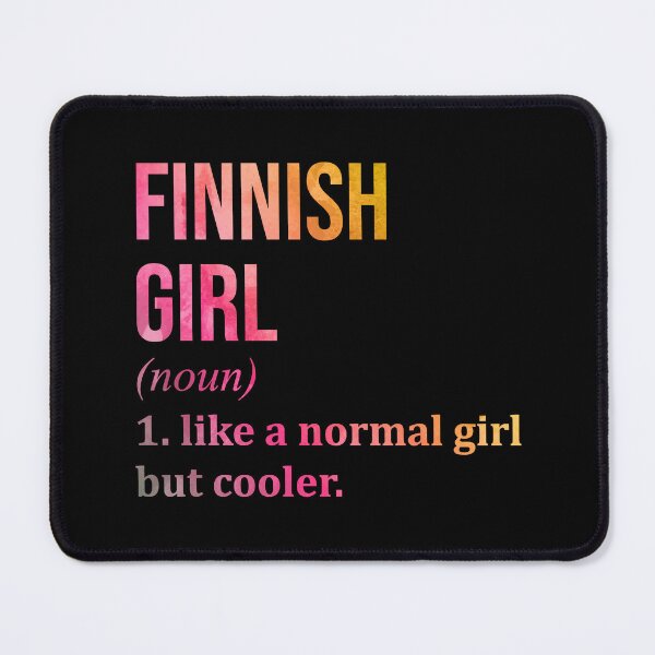 Item preview, Finnish Girl Definition Finland in Watercolor designed and sold by XCIV.