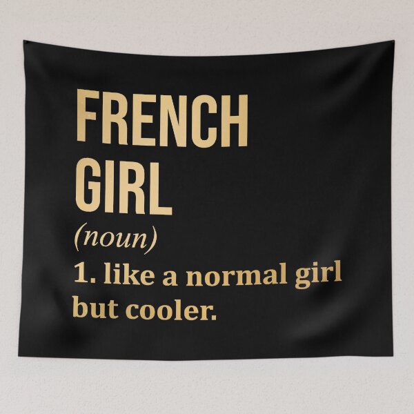 Item preview, French Girl Definition France in Gold designed and sold by XCIV.