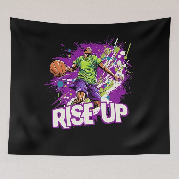 Item preview, Rise Up: Dynamic Basketball Illustration designed and sold by BNCH44.