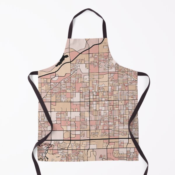 Artikelvorschau, Mesa-Kartenmuster in zartrosa Pastelltönen entworfen und verkauft von PatternMaps.