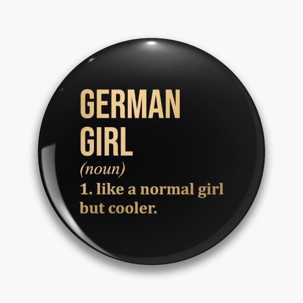 Item preview, German Girl Definition Germany in Gold designed and sold by XCIV.