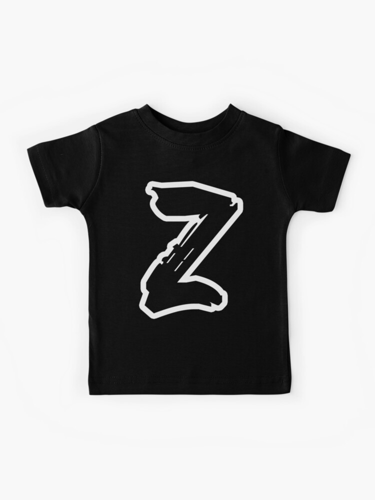 Z BRUSH STYLE CAPITAL LETTER INITIAL T-SHIRT MODERN MINIMALIST