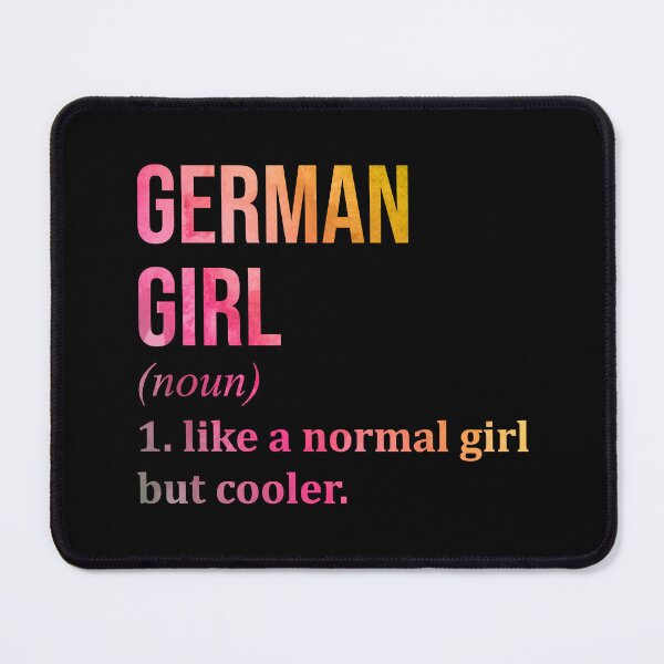 Item preview, German Girl Definition Germany in Watercolor designed and sold by XCIV.