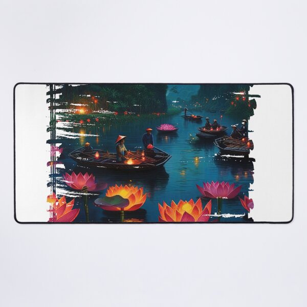 Item preview, The sea of lotus flowers and the flames of the night fire designed and sold by Natcharee.