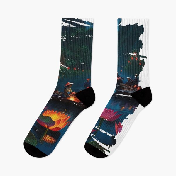Item preview, The sea of lotus flowers and the flames of the night fire designed and sold by Natcharee.