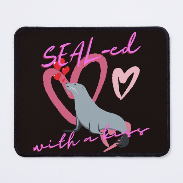 Item preview, Animal Pun Seal-ed with a Kiss designed and sold by bububabuinc.