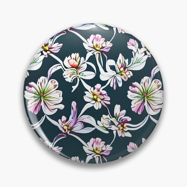 Item preview, Midnight Flower and Lily Pattern - Floral Elegance designed and sold by Angelsartsandpattern.