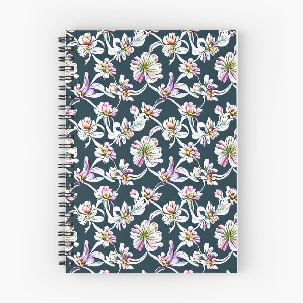 Item preview, Midnight Flower and Lily Pattern - Floral Elegance designed and sold by Angelsartsandpattern.