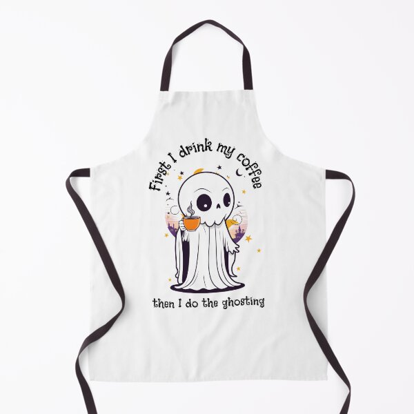 Item preview, Coffee Lover Boo-Jee Ghost First Coffee Then Ghosting I designed and sold by DevemDavam.