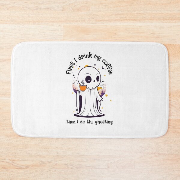 Item preview, Coffee Lover Boo-Jee Ghost First Coffee Then Ghosting I designed and sold by DevemDavam.