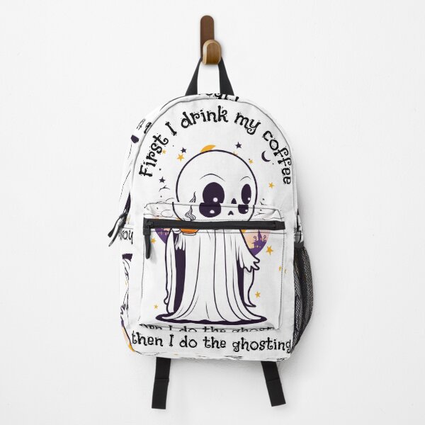 Item preview, Coffee Lover Boo-Jee Ghost First Coffee Then Ghosting I designed and sold by DevemDavam.