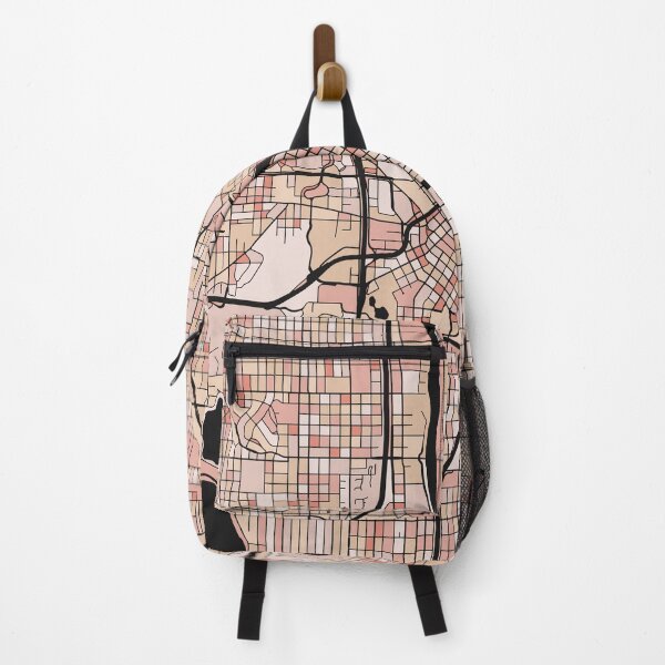 Item preview, Minneapolis Map Pattern in Soft Pink Pastels designed and sold by PatternMaps.