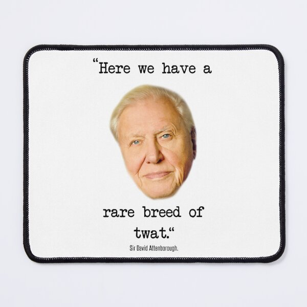 Item preview, David Attenborough Joke Rude Adult Profanity designed and sold by KymaniMayo94.
