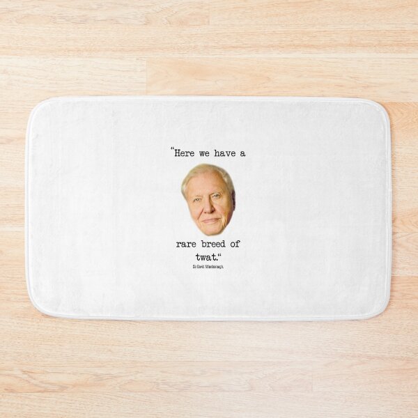 Item preview, David Attenborough Joke Rude Adult Profanity designed and sold by KymaniMayo94.