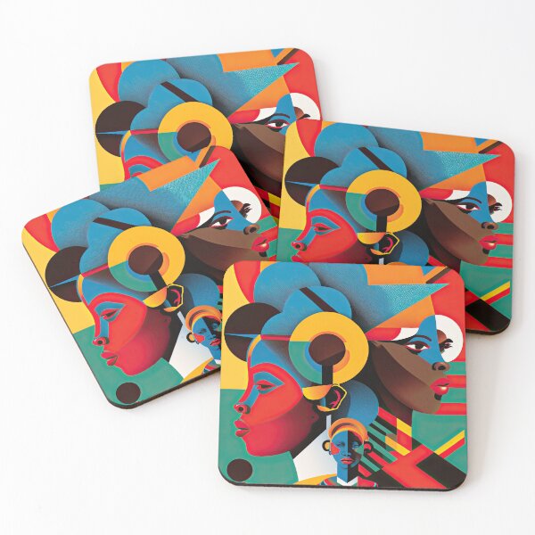 Item preview, African Tribe Bauhaus Design designed and sold by ArtificialGenes.