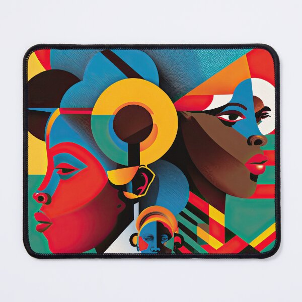 Item preview, African Tribe Bauhaus Design designed and sold by ArtificialGenes.