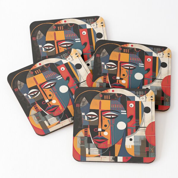 Item preview, African Tribe Bauhaus Design designed and sold by ArtificialGenes.