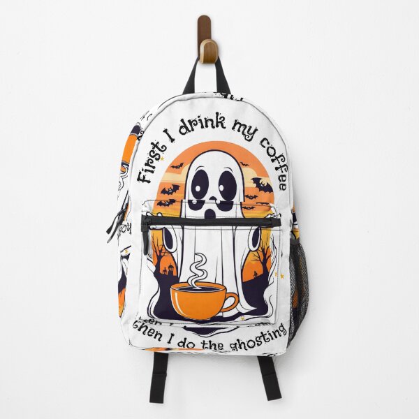 Item preview, Coffee Lover Boo-Jee Ghost First Coffee Then Ghosting II designed and sold by DevemDavam.