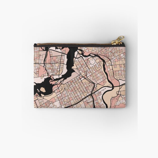 Item preview, Ottawa Map Pattern in Soft Pink Pastels designed and sold by PatternMaps.