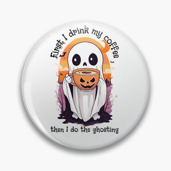 Item preview, Coffee Lover Boo-Jee Ghost First Coffee Then Ghosting III designed and sold by DevemDavam.