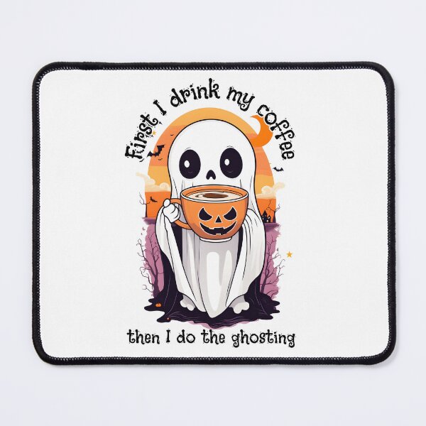 Item preview, Coffee Lover Boo-Jee Ghost First Coffee Then Ghosting III designed and sold by DevemDavam.