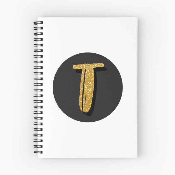 Item preview, Monogram T Gold Glitter in A Black Dot designed and sold by simplymonogram.