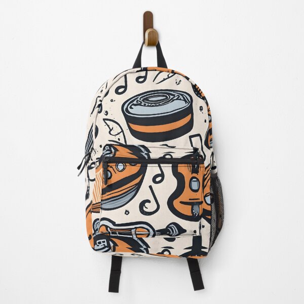 Item preview, Seamless pattern Musical instruments designed and sold by deviatepolo.