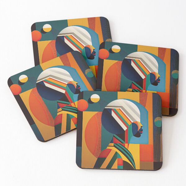 Item preview, African Tribe Bauhaus Design designed and sold by ArtificialGenes.