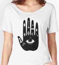 Camiseta ancha para mujer Mano mágica