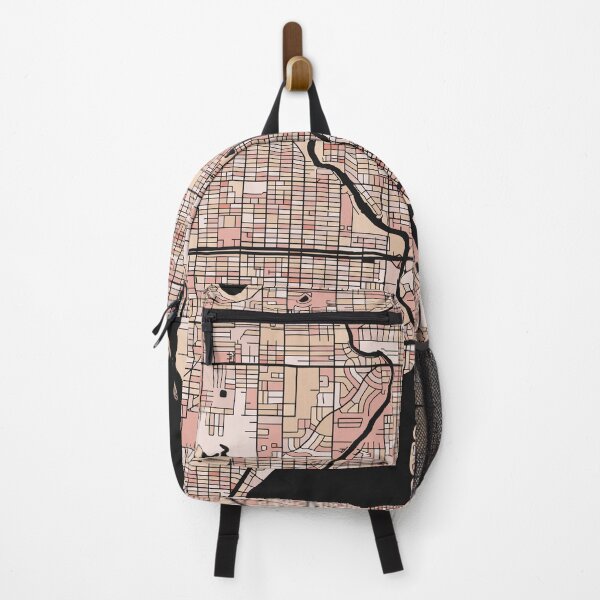 Item preview, Tampa Map Pattern in Soft Pink Pastels designed and sold by PatternMaps.