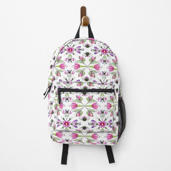 Item preview, Vintage Pink Purple Green Pattern - Retro Garden Charm designed and sold by Angelsartsandpattern.