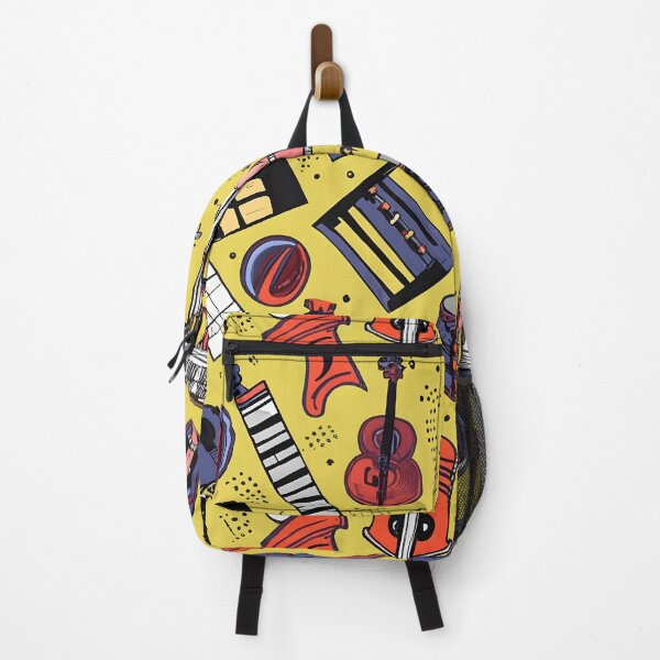 Item preview, Seamless pattern Musical instruments designed and sold by deviatepolo.