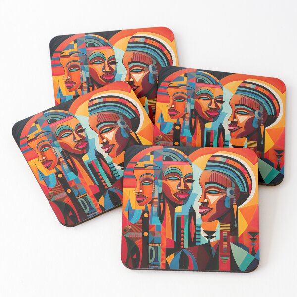 Item preview, African Tribe Bauhaus Design designed and sold by ArtificialGenes.